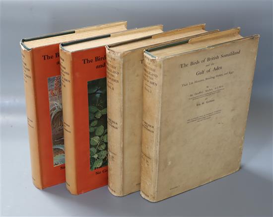 Archer, Geoffrey Francis Sir and Godman, Eva M. - The Birds of British Somaliland and the Gulf of Aden ...,